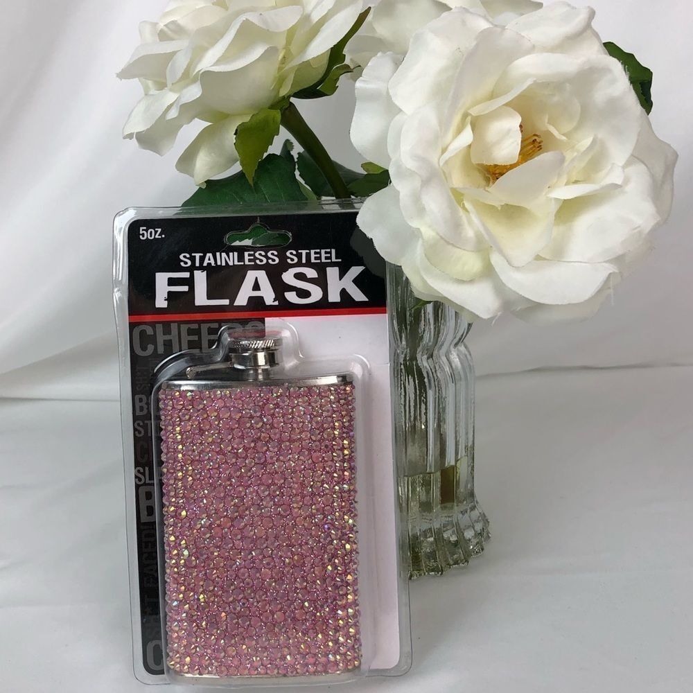 Pink Bling-Bling 5oz Flask